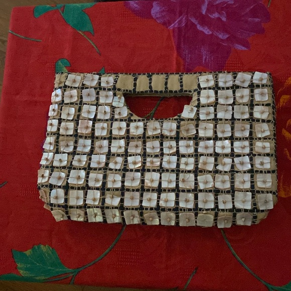 Vintage Aldo Mother of Pearl Clutch - Picture 1 of 4
